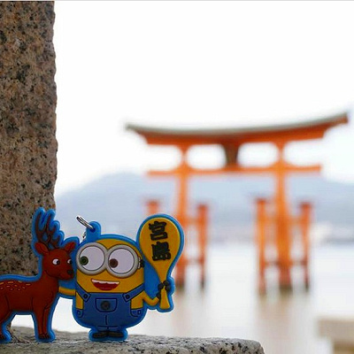 広島限定／ミニオンご当地グッズ・宮島