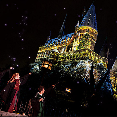 ウィンターシーズンのホグワーツ城