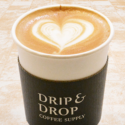 ひらかたパークのホットカフェラテ