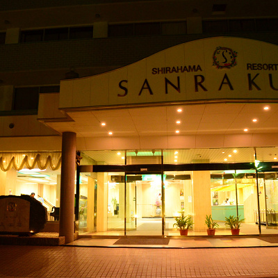 ホテルの入り口