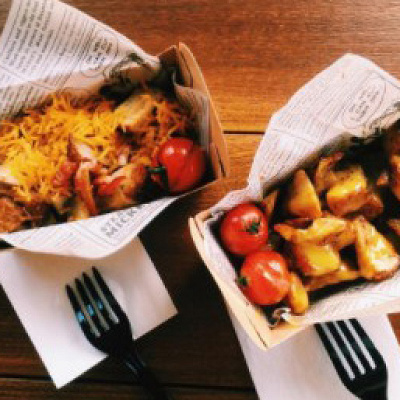 ハドソンリバー・ハーベストのベイクドポテト