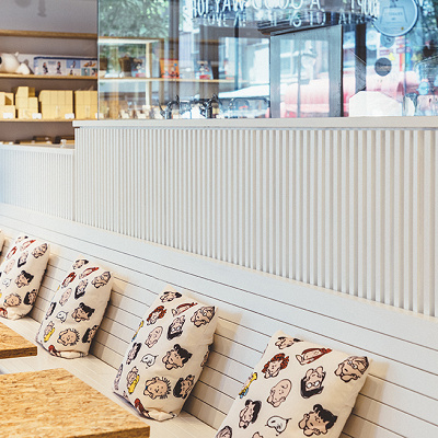 ピーナッツカフェ店内の様子