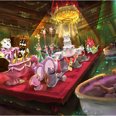 「美女と野獣”魔法のものがたり”」の内観