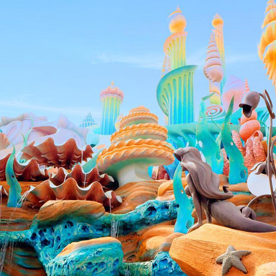 アリエルに見守られながらのプロポーズです♡