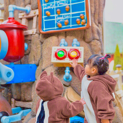 本物のチップ＆デールと見間違ってしまいそう♡