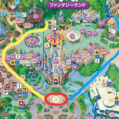 ジャンボリミッキー！のパレードルート