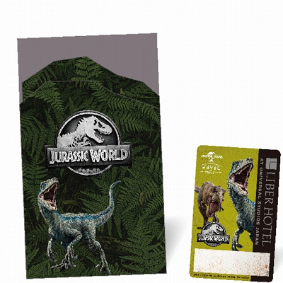 ジュラシックワールドルームの宿泊特典／カードキー