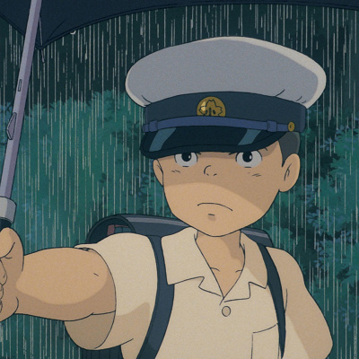 傘を貸すカンタ（となりのトトロ）