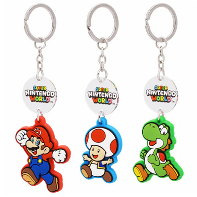 キーチェーン（マリオ/キノピオ/ヨッシー）