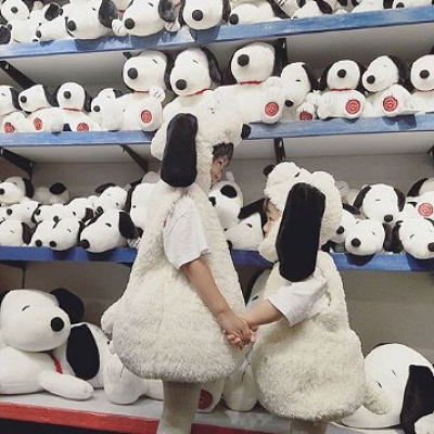 子供スヌーピーコーデ