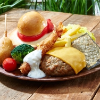 キッズプレート：さぁ冒険だ！ワンピース・キッズセット