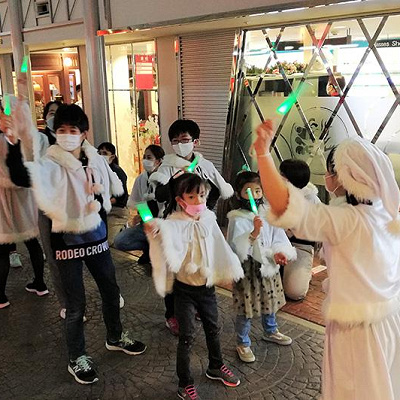 キッザニア甲子園のクリスマスパレード