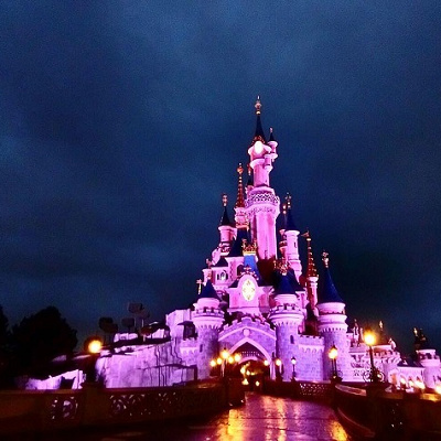 夜のライトアップ