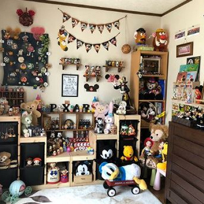 にぎやかディズニー部屋