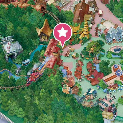 ポリネシアンテラス・レストランの場所