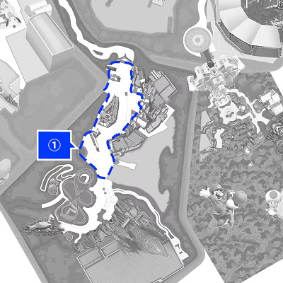 USJ「デス・イーター～ホグズミードの危機～」の開催場所