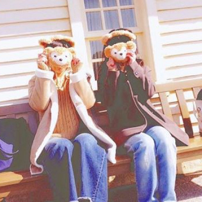 ロングコート×デニム