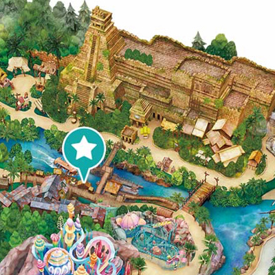 サルードス・アミーゴス！グリーティングドックの地図