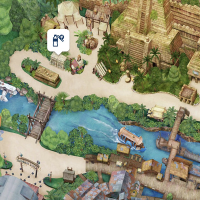 ロストリバーデルタの自動販売機の場所