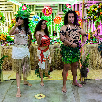 ハワイアンな個性的キャラクターがたくさん！