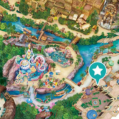 アグラバーマーケットプレイスの地図