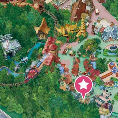 ブルーバイユー・レストランの地図