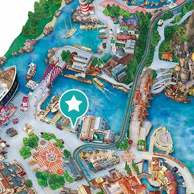 リバティ・ランディング・ダイナーの地図