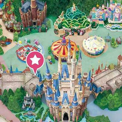 マジカルマーケットの地図