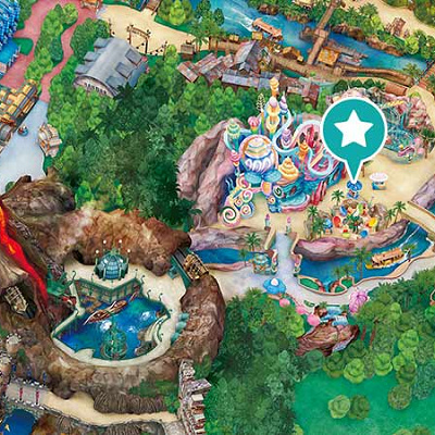 マーメイドメモリーの地図