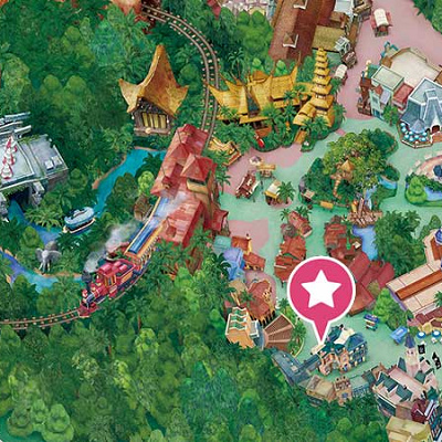 パーティグラ・ギフトの地図