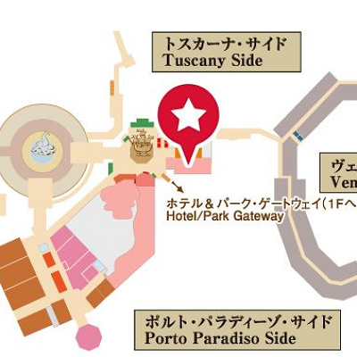 ベッラヴィスタ・ラウンジの地図