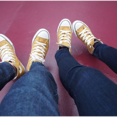 おそろいスニーカー