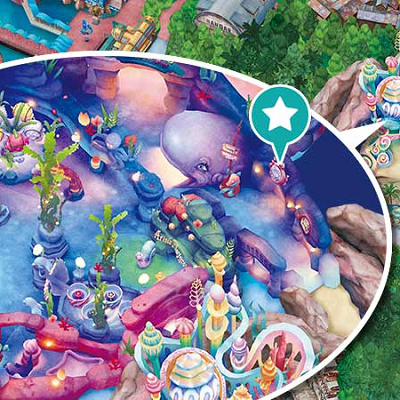 マーメイドトレジャーの地図