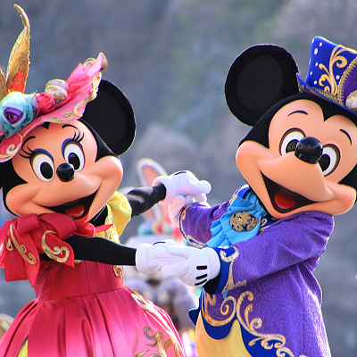 ミッキーとミニー