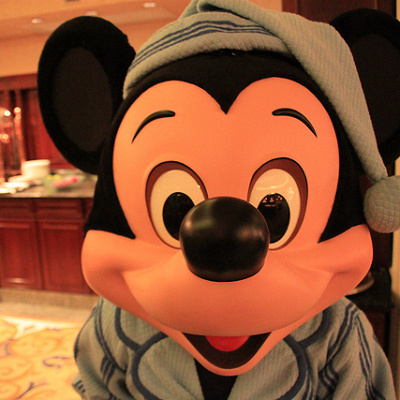 ホテルにも現れるミッキー