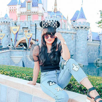 ミッキーボトムスコーデ①