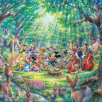ミッキー＆フレンズ ジグソーパズル「森のフィルハーモニー 」