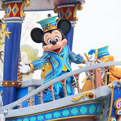 35周年パレードのミッキー