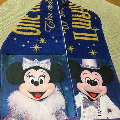 ミッキー＆ミニーのお顔がプリント♡