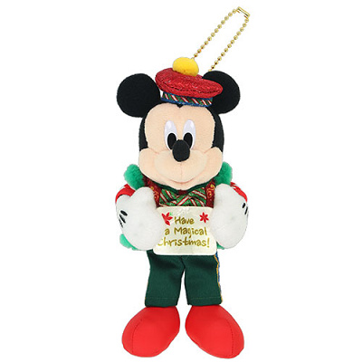 ミッキーぬいぐるみバッジ(クリスマスグッズ2026)