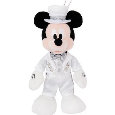 ミッキーのぬいぐるみバッジ