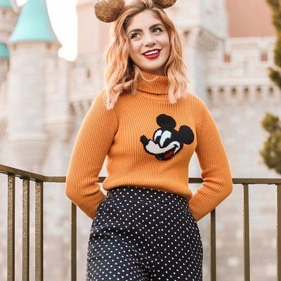 ミッキートップスコーデ⑥