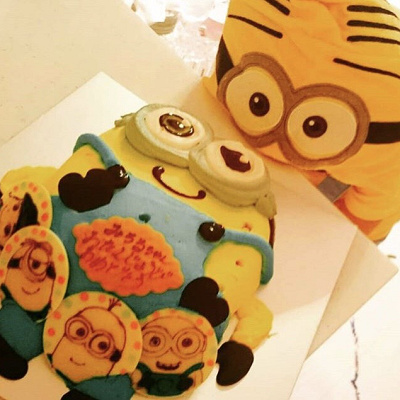 ミニオンのオーダーメイドケーキ（MARIAZELL）