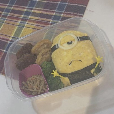 ミニオンオムライス弁当