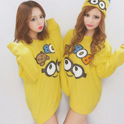 ミニオントレーナーで作るミニオンコーデ