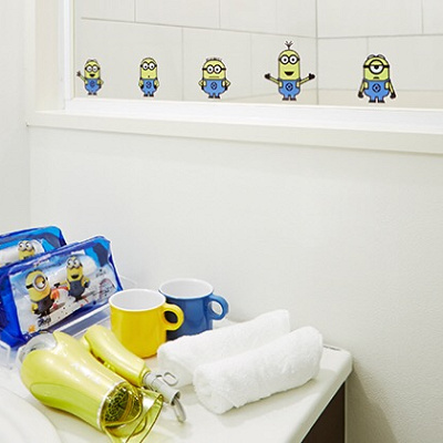 ミニオンルームのバスルーム