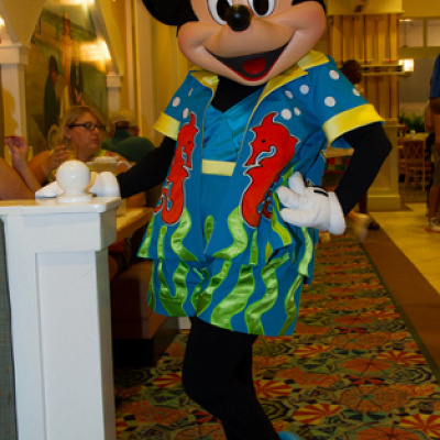 マリンコスチュームのミニー