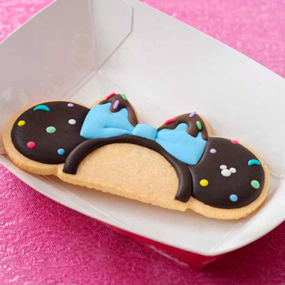 ミニーマウスのカチューシャクッキー：700円