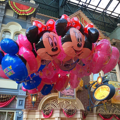 ミニーの風船