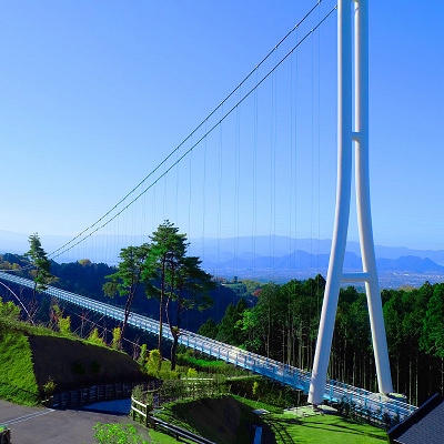 三島スカイウォークの吊り橋